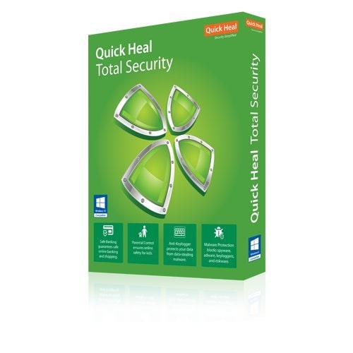 Quick Heal Total Security Antivirus, 5 User 1 Year